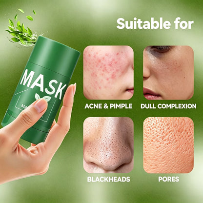 Green Tea Deep Cleanse Mask Stick – Pore Refining & Oil Control Clay Mask